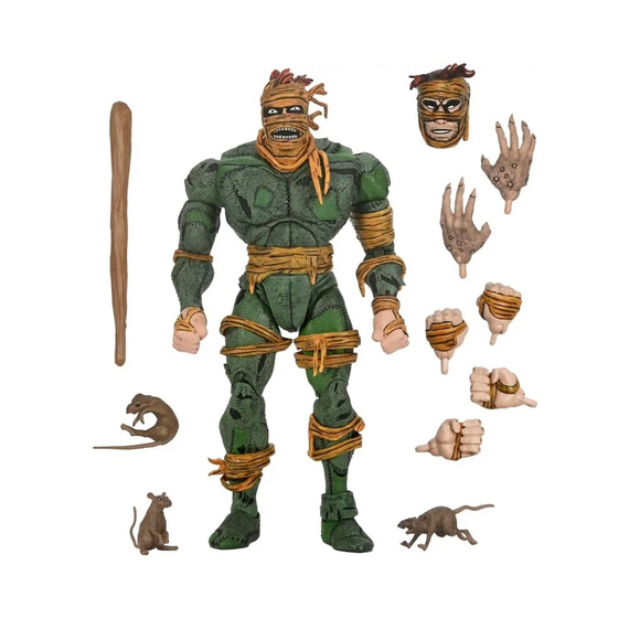 New The Rat King Action Figure, TEENAGE MUTANT NINJA TURTLES, NECA - Picture 4 of 4